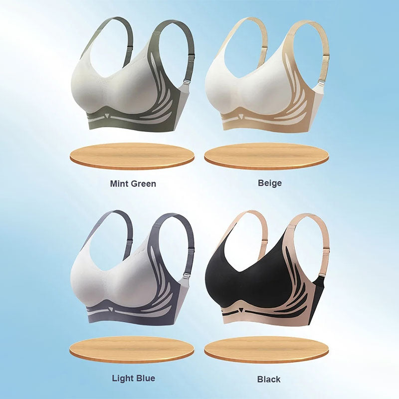 Wireless Lift Bra for Women | Supportive Push-Up Design with Anti-Sag Technology for Everyday Comfort and Cleavage | Adjustable Soft-Cup Und | Thomler