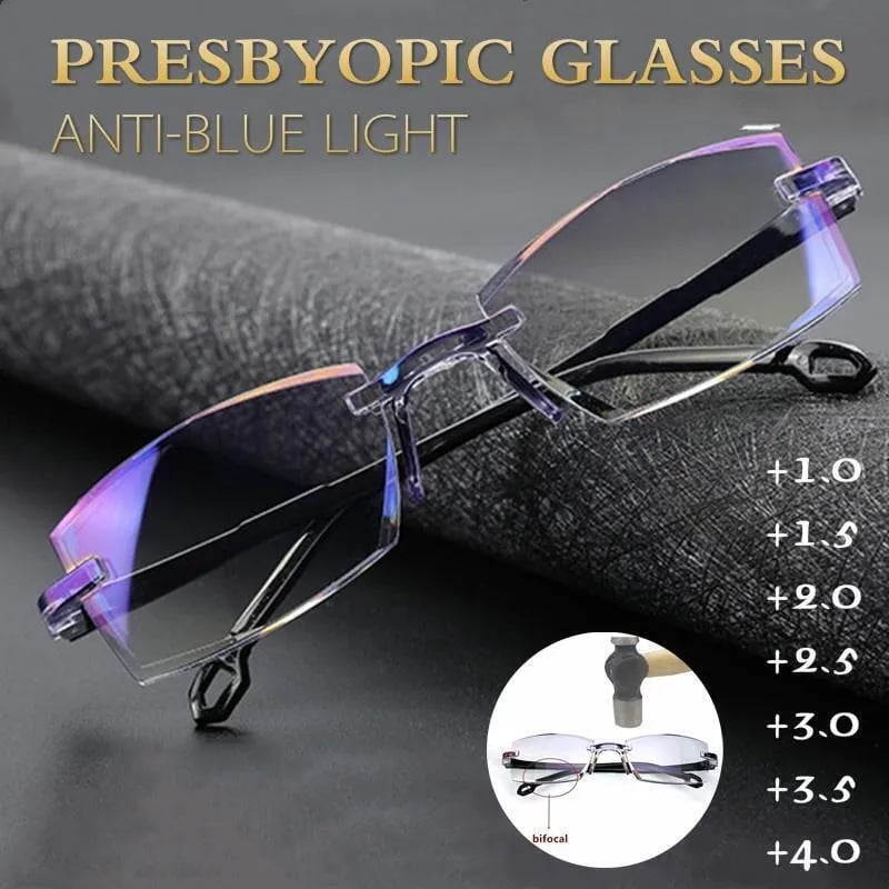 Progressive Reading Glasses with Blue Light Filter for Near & Distance Vision | Anti-Reflective Multifocal Eyewear | Lightweight TR90 Frame | Thomler