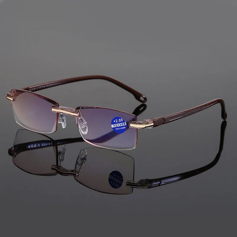 Progressive Reading Glasses with Blue Light Filter for Near & Distance Vision | Anti-Reflective Multifocal Eyewear | Lightweight TR90 Frame | Thomler