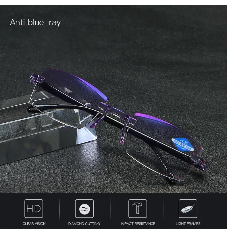 Progressive Reading Glasses with Blue Light Filter for Near & Distance Vision | Anti-Reflective Multifocal Eyewear | Lightweight TR90 Frame | Thomler