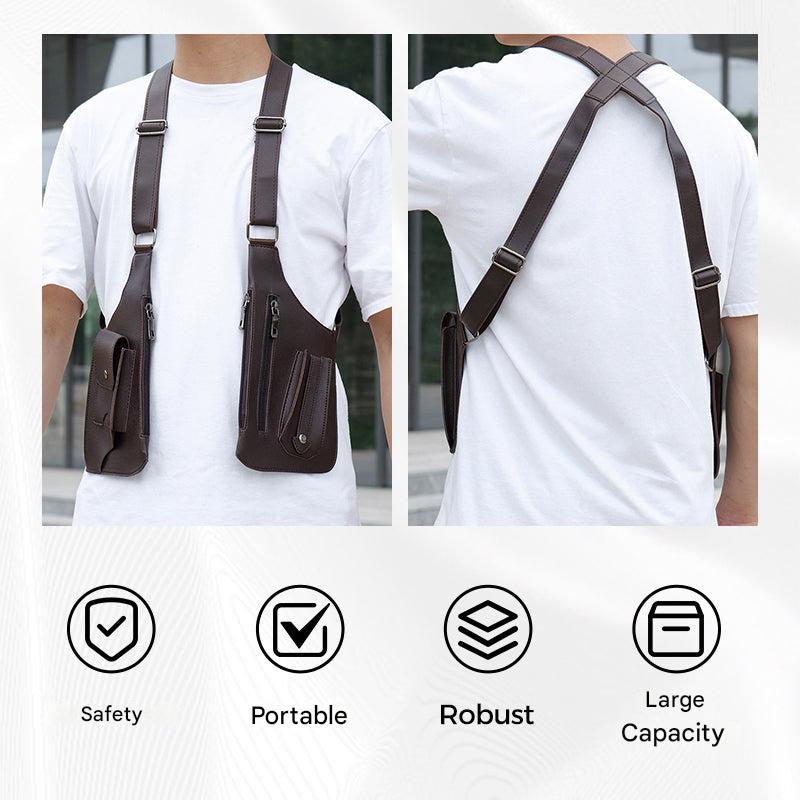 Anti-Theft Crossbody Shoulder Bag for Men – Concealed Sling Pack with Hidden Pockets & Adjustable Strap | Thomler