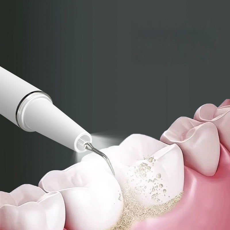 Ultrasonic Tooth Cleaner with LED Light for At-Home Plaque & Tartar Removal | Thomler