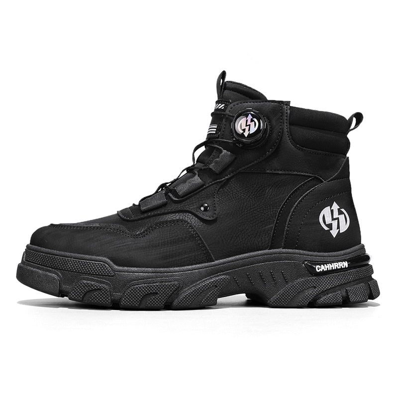 Dial-Adjust Work Shoes with 2-Second Twist Fit System for Workshop & Garage Use | Thomler