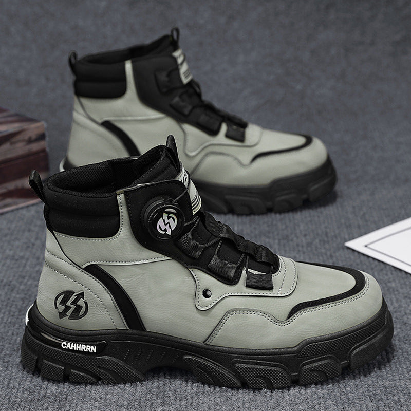 Dial-Adjust Work Shoes with 2-Second Twist Fit System for Workshop & Garage Use | Thomler