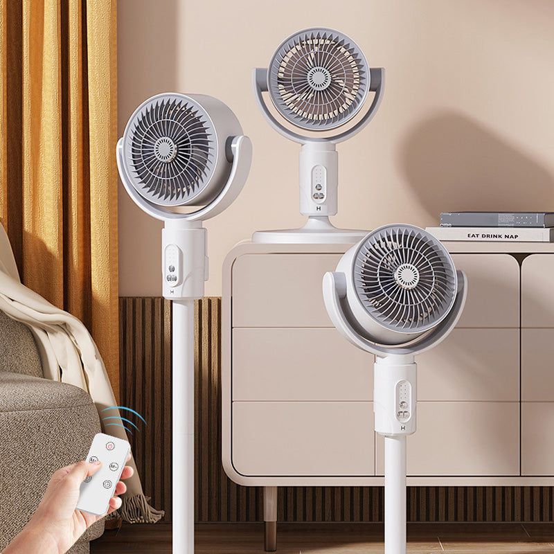 Whisper-Quiet Pedestal Fan with Remote Control USB-Powered 5-Speed Oscillating Tower Fan for Bedroom Office Living Room Adjustable Height Na | Thomler
