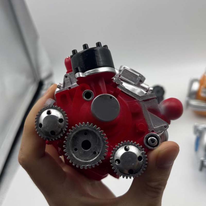 Working V8 Gasoline Engine Model Kit Metal Miniature Motor CDI Ignition RC Compatible Small Block OHV Educational Mechanical Build Desktop | Thomler