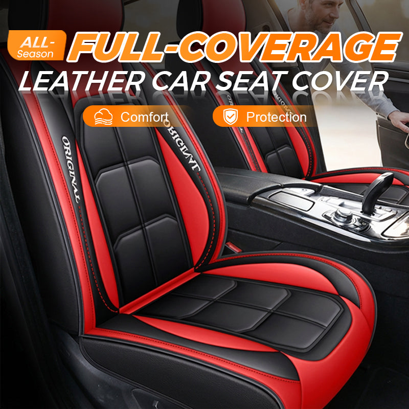Front Seat Covers – Premium Faux Leather Protection for Cars & SUVs, Fast Install, Stain & Wear Defense | Thomler