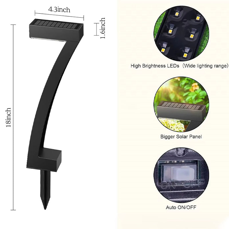 Solar Pathway Lights 4-Pack LED Garden Stakes Warm White 3500K IP65 Weather Resistant Automatic Dusk-to-Dawn for Walkways Driveways Yard | Thomler