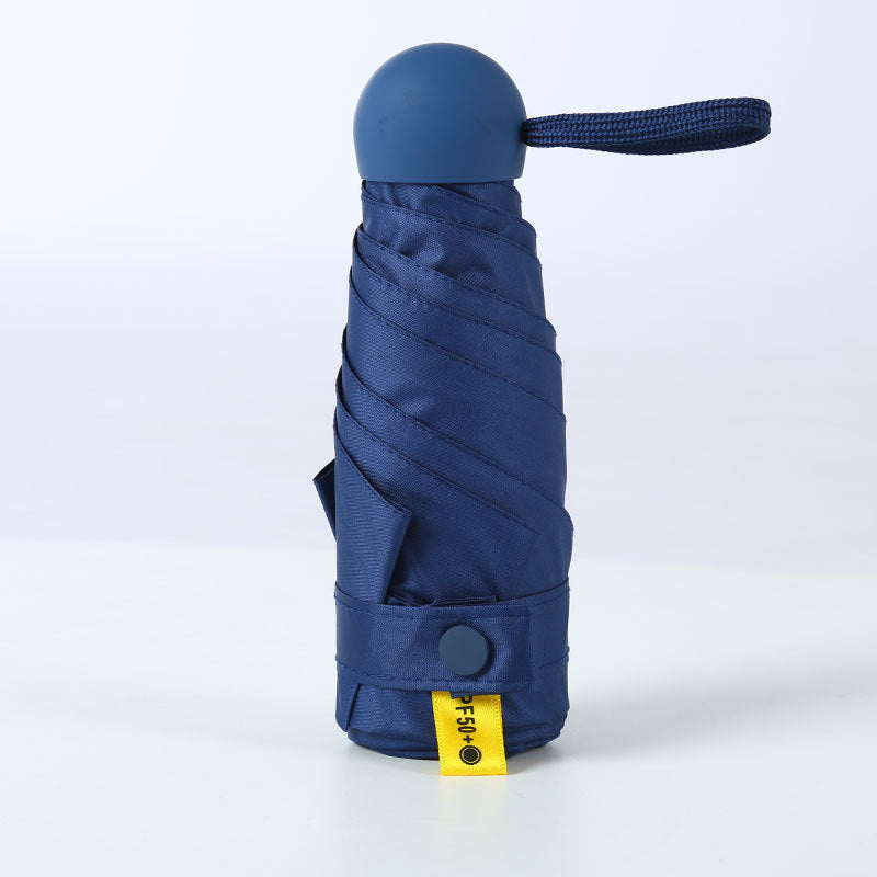 Compact Mini Umbrella with UPF 50+ Sun Protection & Wind-Resistant Frame for Travel, Commute, Everyday Carry | Thomler