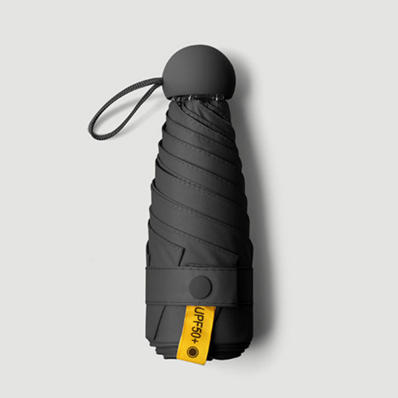 Compact Mini Umbrella with UPF 50+ Sun Protection & Wind-Resistant Frame for Travel, Commute, Everyday Carry | Thomler