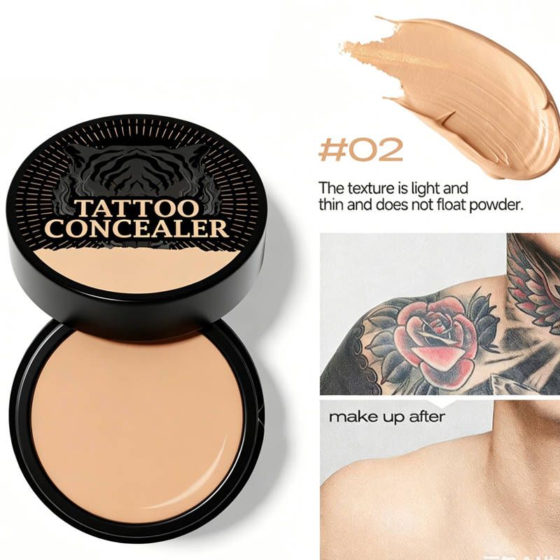 Two-Tone Water-Resistant Concealer Cream for Scars, Blemishes & Skin Discoloration – Custom Match Coverage | Thomler