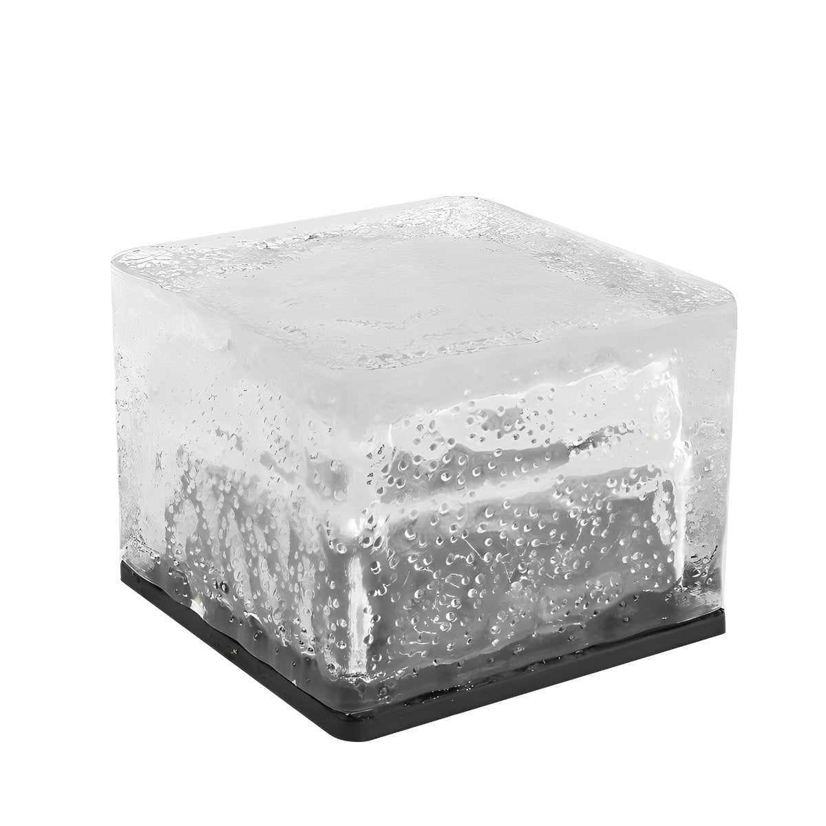 Outdoor Solar Ice Brick Light Imitation Crystal Glass 2.8 in Automatic Garden Lawn Walkway Decor Warm White Blue Green | Thomler