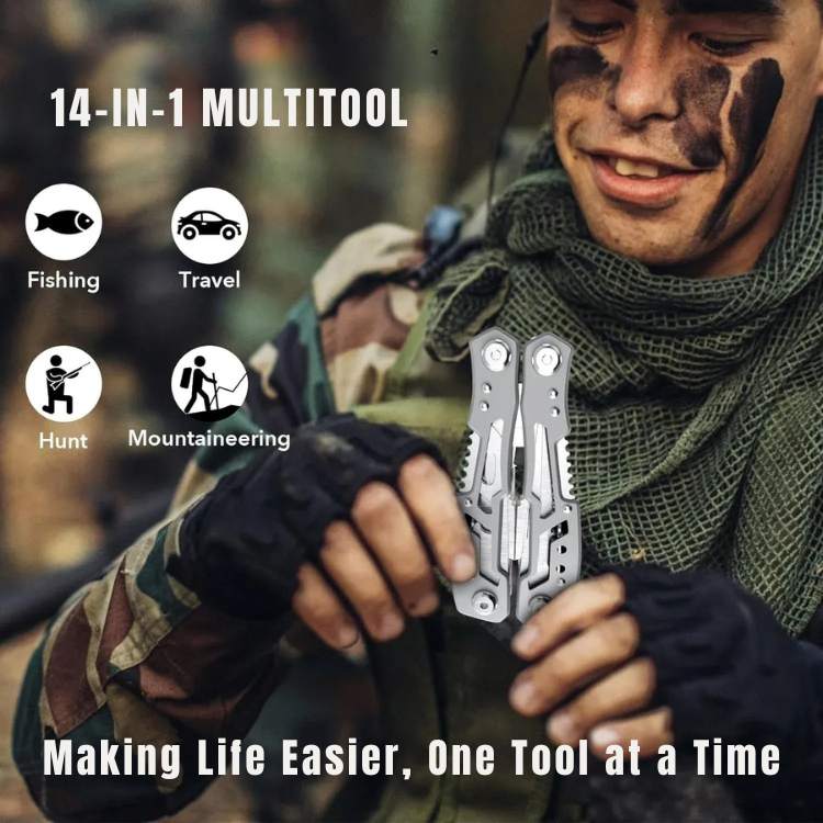 All-in-One Wire Stripper & Crimping Pliers – 24-Function Multi-Tool for Electrical Work, Home Repair & Fieldwork | Thomler
