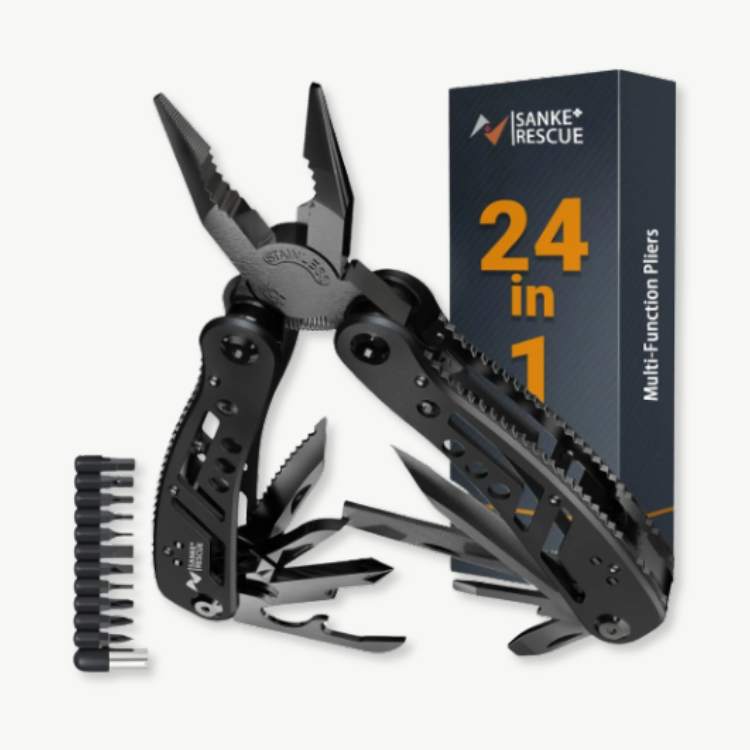 All-in-One Wire Stripper & Crimping Pliers – 24-Function Multi-Tool for Electrical Work, Home Repair & Fieldwork | Thomler