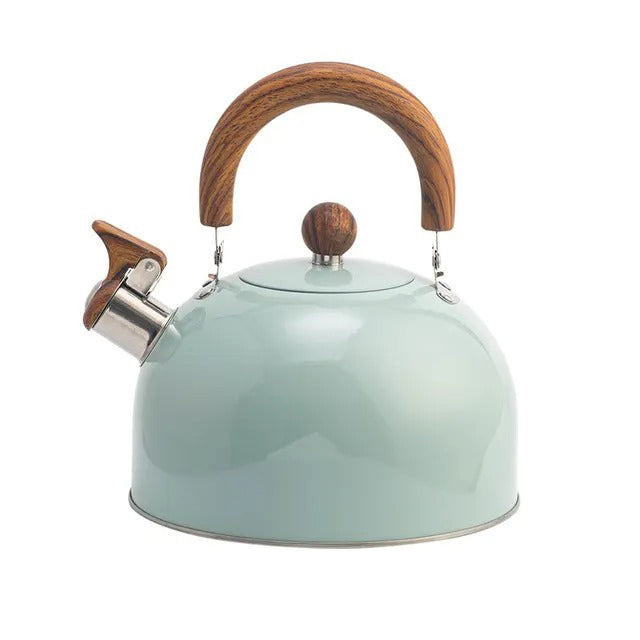 Stovetop Tea Kettle with Whistle and Heat-Safe Grip – 3-Quart Capacity for Gas, Electric & Induction Cooktops | Thomler