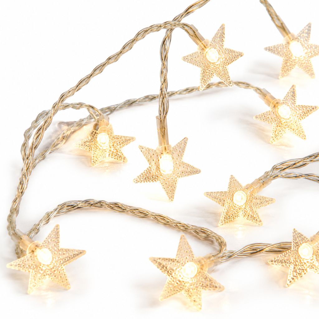 Battery Powered String Lights for Kids Room Warm White Glow Decorative LED Strand Light Bedroom Playroom Nursery Wall Decor | Thomler