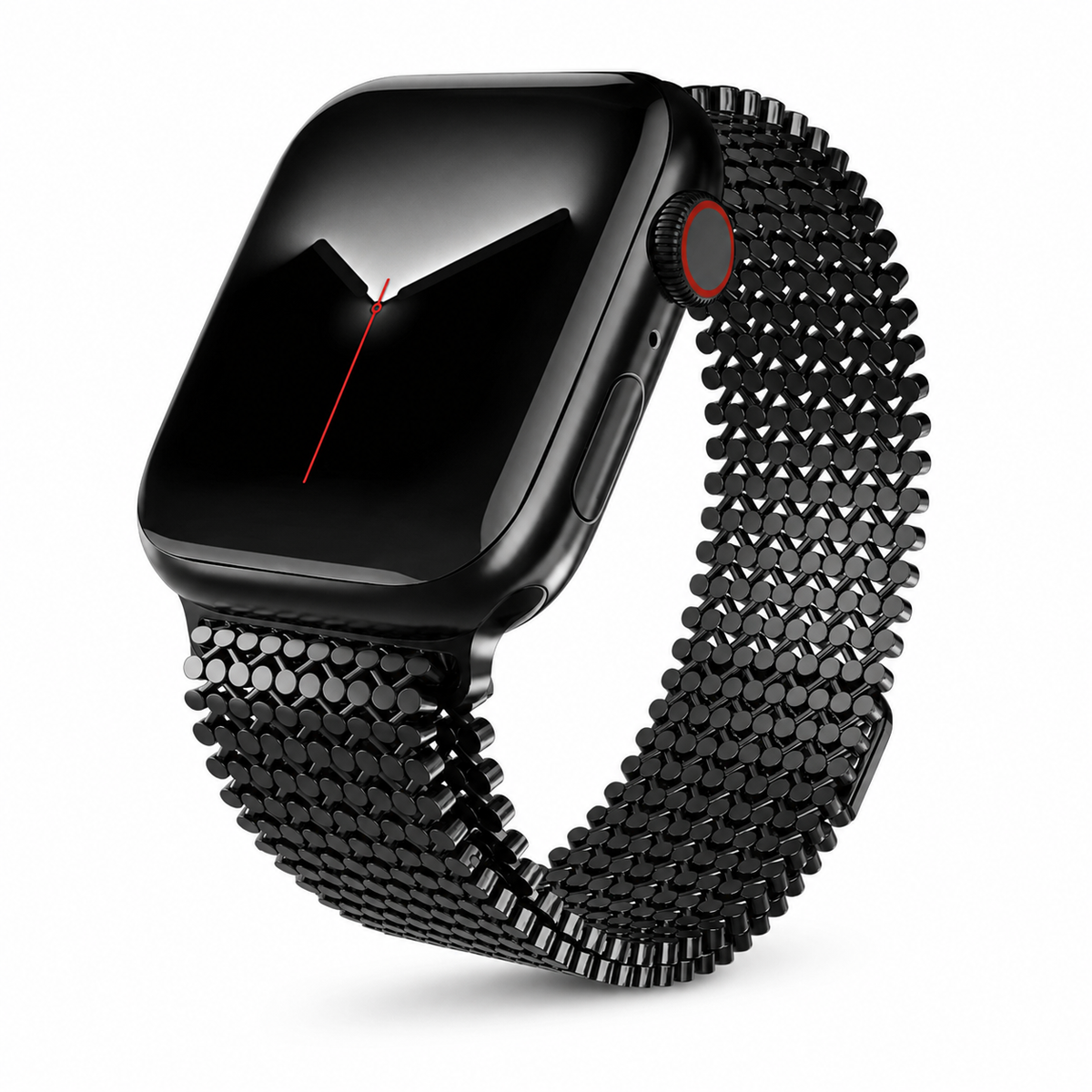 Woven Steel Watch Strap with Magnetic Clasp – Adjustable Metal Band for Apple Watch 38mm–49mm | Thomler