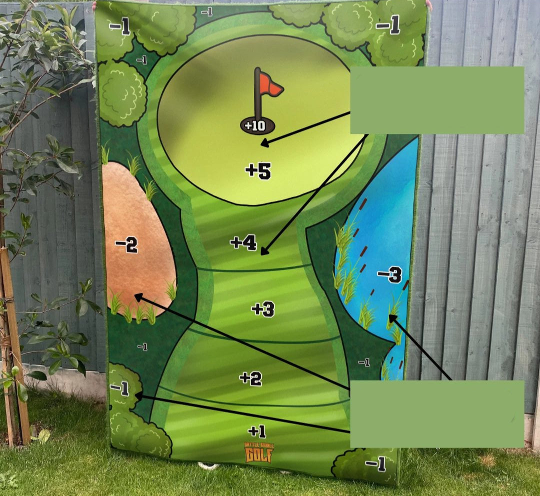 Portable Chipping Target Game with Sticky Balls for Backyard Golf Practice and Family Competition Indoor Outdoor | Thomler