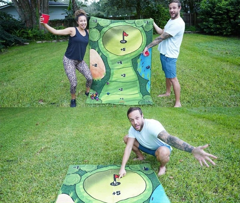 Portable Chipping Target Game with Sticky Balls for Backyard Golf Practice and Family Competition Indoor Outdoor | Thomler