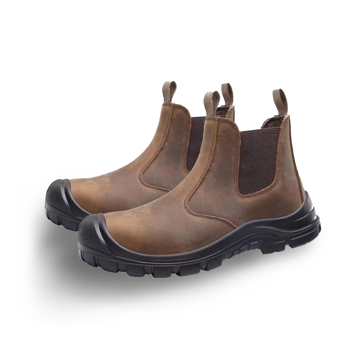Steel Toe Work Boots Orthopedic Safety Shoes Anti-Fatigue with Arch Support for Construction Warehouse Factory | Thomler