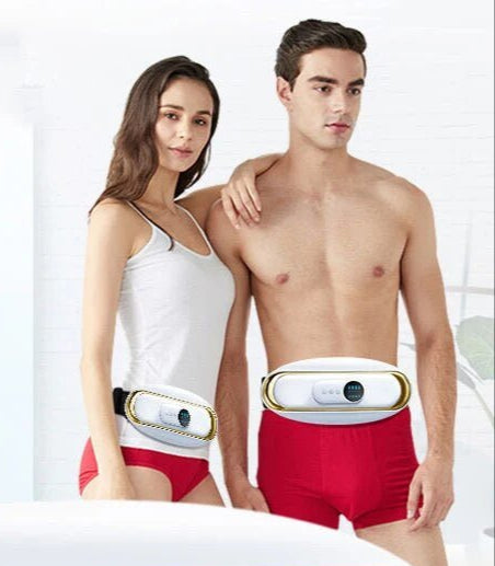 Wireless Vibrating Waist Massager Belt with Heat for Core Support & Slimming | Thomler