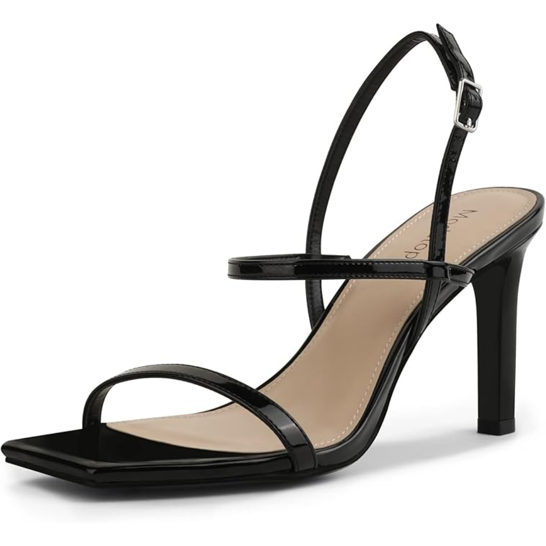Women's Ankle Strap High Heels with Open Toe for Parties, Weddings & Date Nights | Thomler