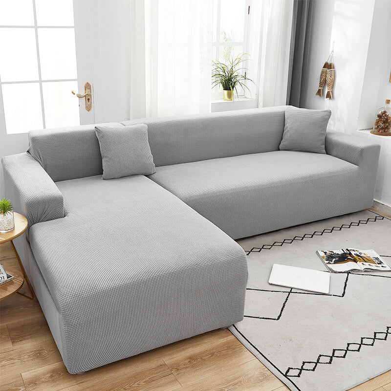 Stretch Sofa Slipcover with Non-Slip Grip – Furniture Protector for Living Room Couch | Fits 1-4 Seater Sofas | Pet & Stain Resistant | Thomler