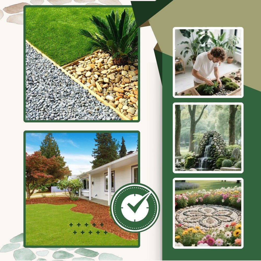 Landscape Adhesive for Mulch, Gravel & Sand – Weatherproof Binder for Beds, Paths & Slopes – Covers 86–130 sq ft | Thomler