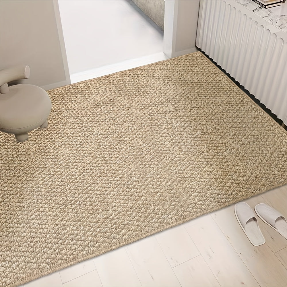 Indoor Outdoor Entry Mat with Rubber Backing | Non-Slip Floor Runner for Entryway, Hallway, Kitchen | Machine Washable Moisture Barrier | Thomler