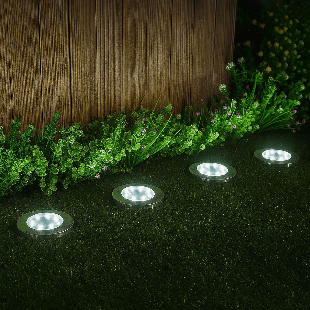Solar Pathway Stake Lights for Garden, Yard & Walkway – Weatherproof LED Outdoor Lighting Set | Thomler