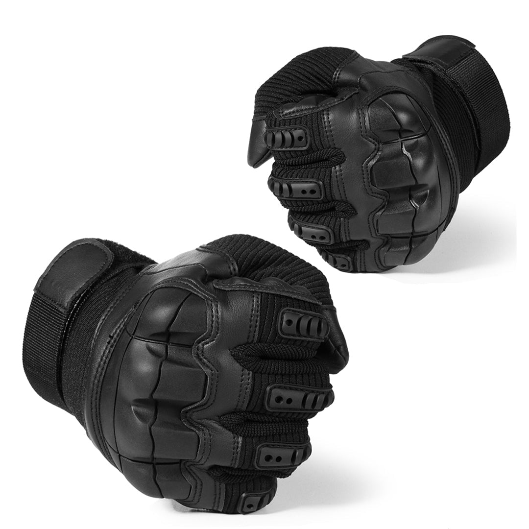 Tactical Fingerless Gloves for Men – Half-Finger Outdoor Work Gloves with Reinforced Palm Protection for Hiking Cycling Shooting | Thomler