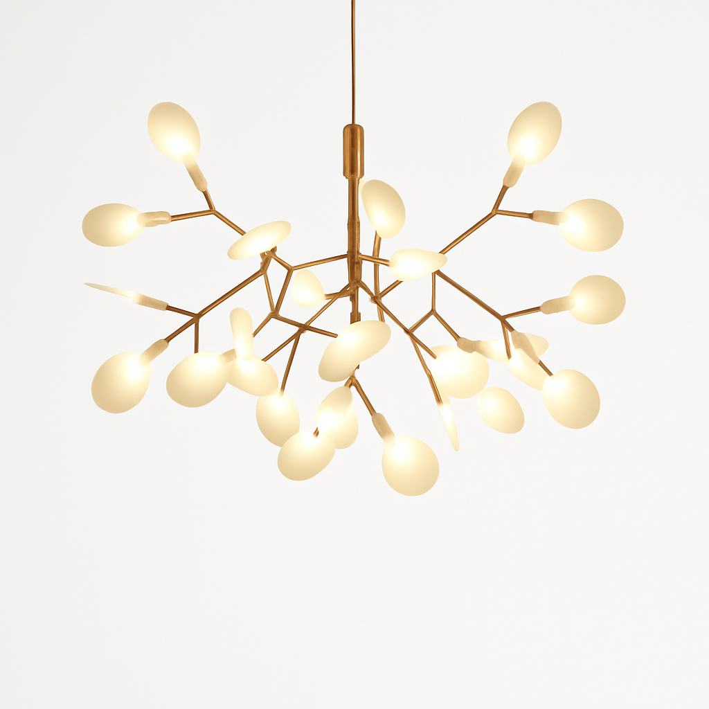 Pendant Light Metal LED 15 in Adjustable Modern Dining Room Living Room Lighting 27 45 63 Bulbs | Thomler