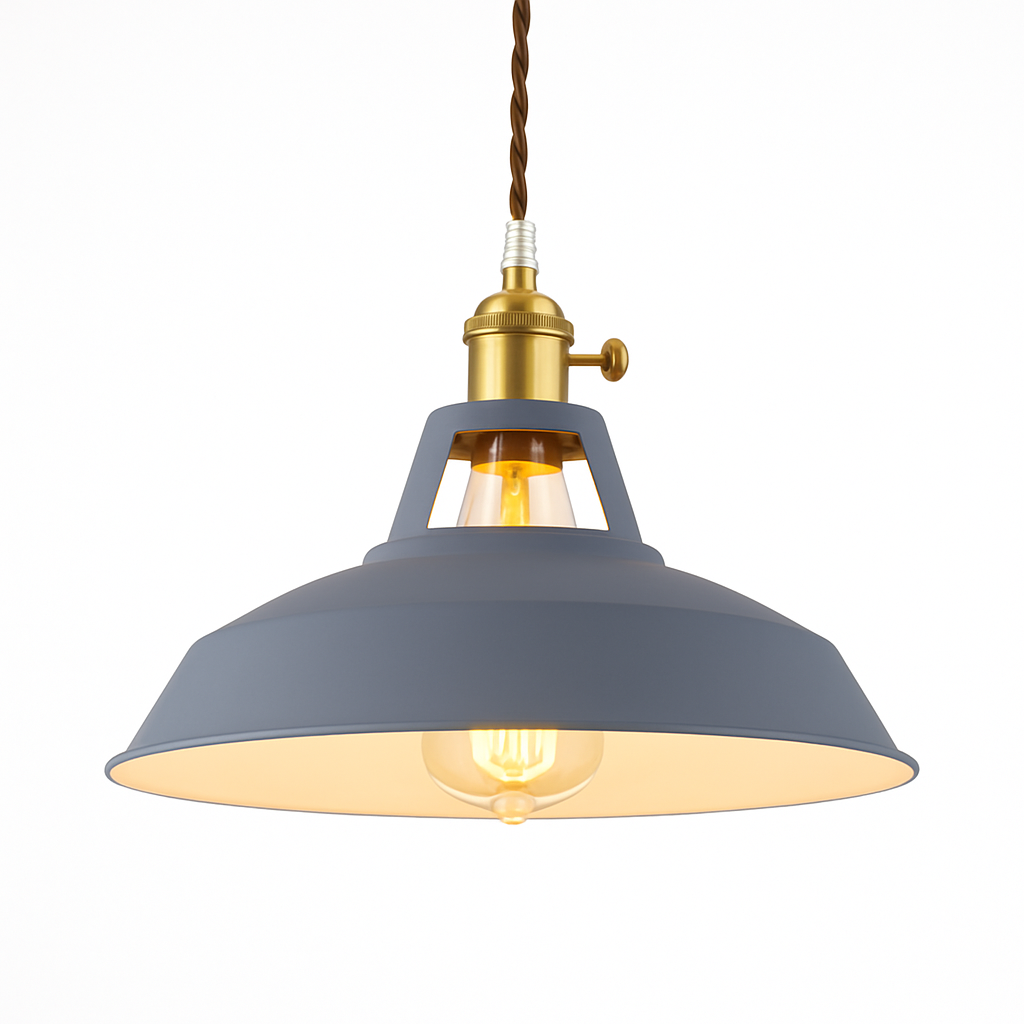Pendant Light Metal E27 39.4 in Adjustable Cord Modern Ceiling Kitchen Dining Hanging Lamp | Thomler