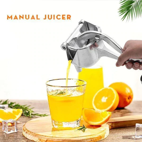Manual Citrus Press – Portable Hand-Crank Juicer for Lemons, Limes, Oranges – Fresh Juice Extractor for Home, Travel & Outdoor Use | Thomler