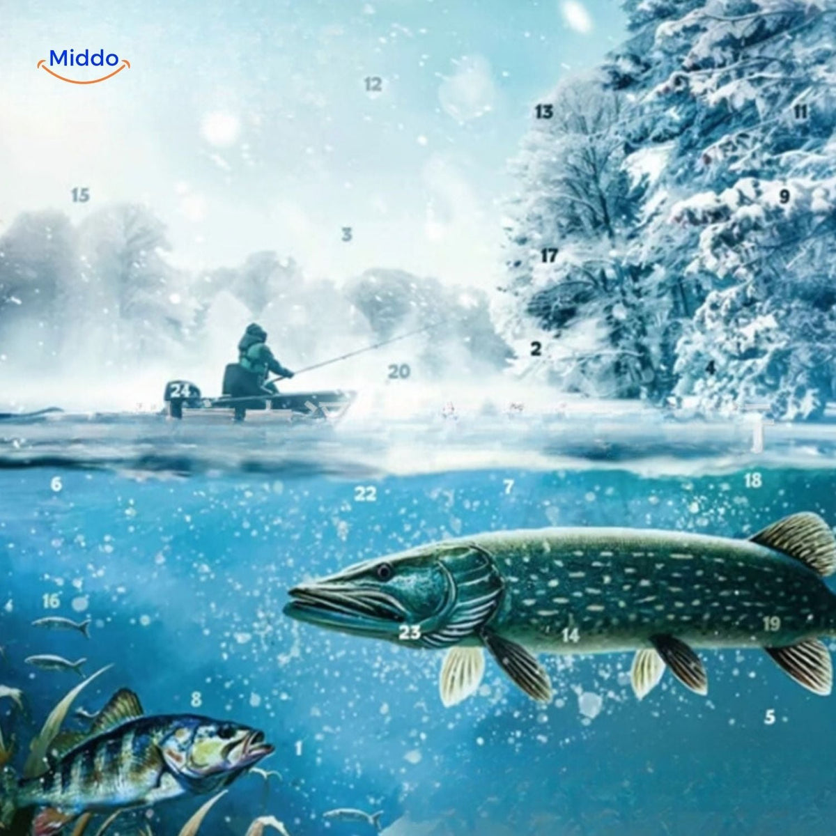 Angling Countdown Box – 24-Day Fishing Gear Surprise Calendar for December | Thomler