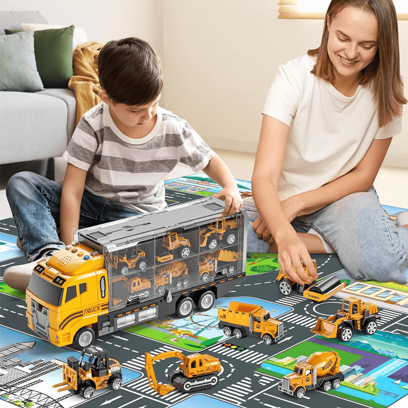 Kids Building Block Set – STEM Construction Kit with Tools & Fasteners for Ages 3+ | Engineering Toy for Hands-On Learning | Thomler