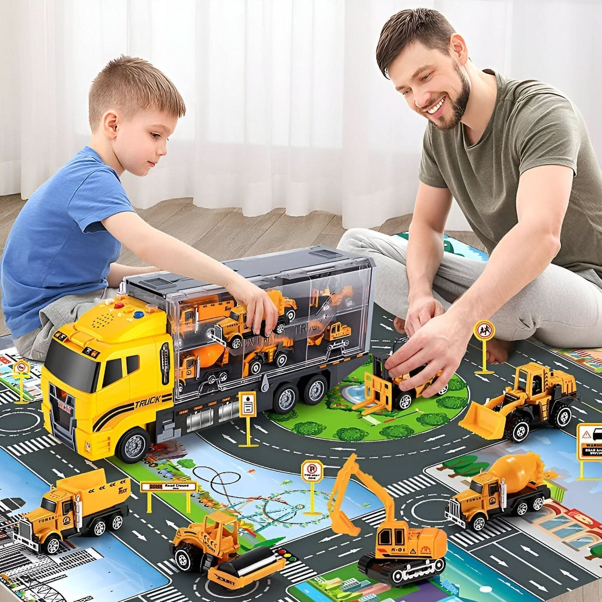 Kids Building Block Set – STEM Construction Kit with Tools & Fasteners for Ages 3+ | Engineering Toy for Hands-On Learning | Thomler