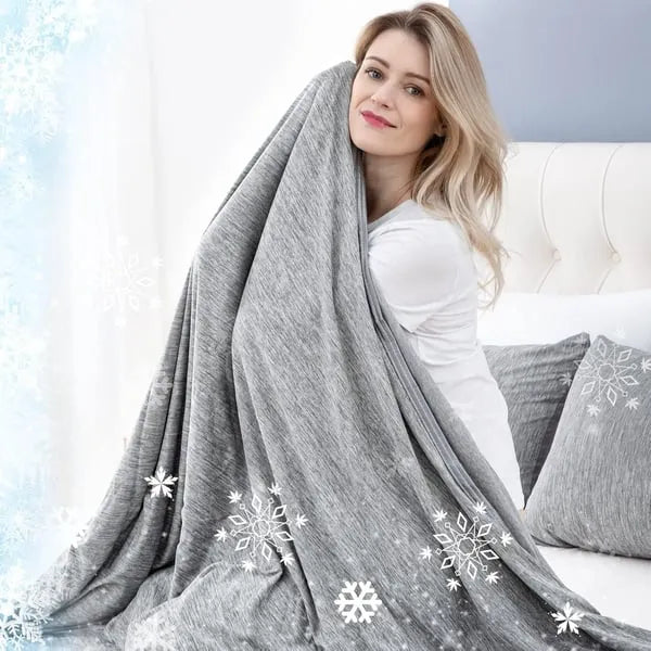 Cooling Summer Comforter Lightweight Breathable Blanket for Hot Sleepers Twin Full Queen | Thomler