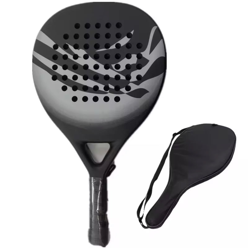 Carbon Fiber Padel Racket – Lightweight 12.9 oz with EVA Foam Core & Ergonomic Grip for New Players | Thomler