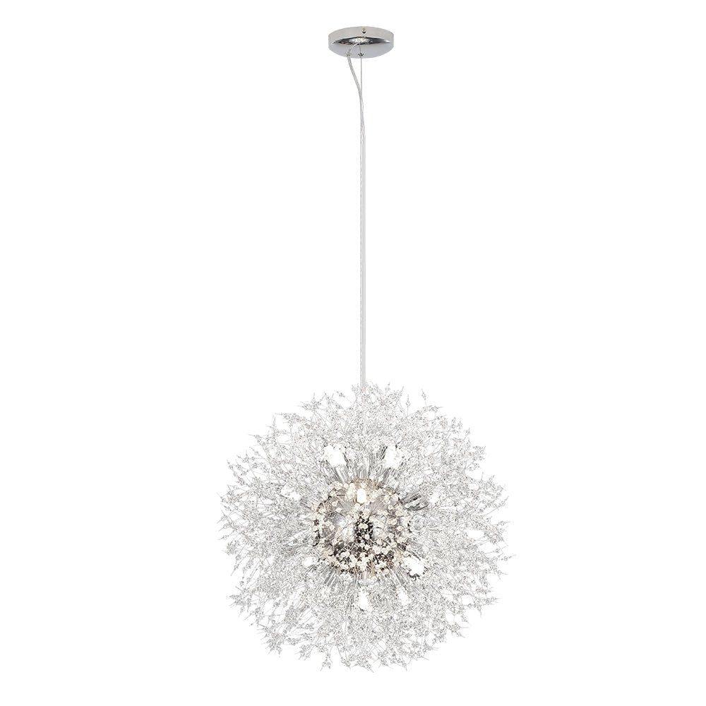 Pendant Light Metal Crystal Beads 80.0 cm Fireworks Design Adjustable Living Room Dining Hall Ceiling Lamp | Thomler