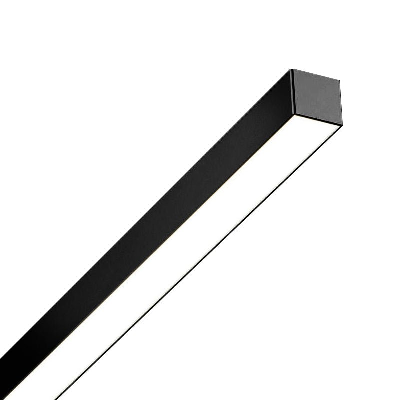 Wall Light Metal PVC 90.0 cm (35.4") Black Bathroom Hallway Integrated LED Modern Mirror Light Linear Wall Lamp | Thomler