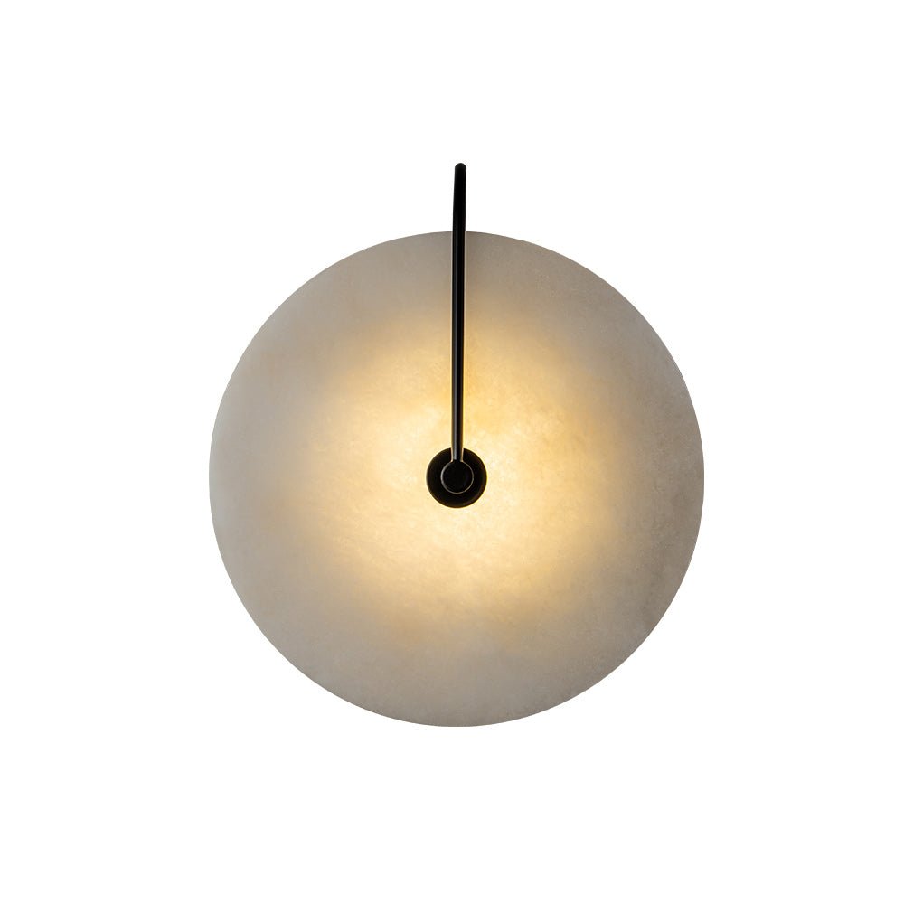 Wall Lamp Marble Shade LED 5W Black White Bedroom Hallway Accent Light Mid Century Lighting | Thomler