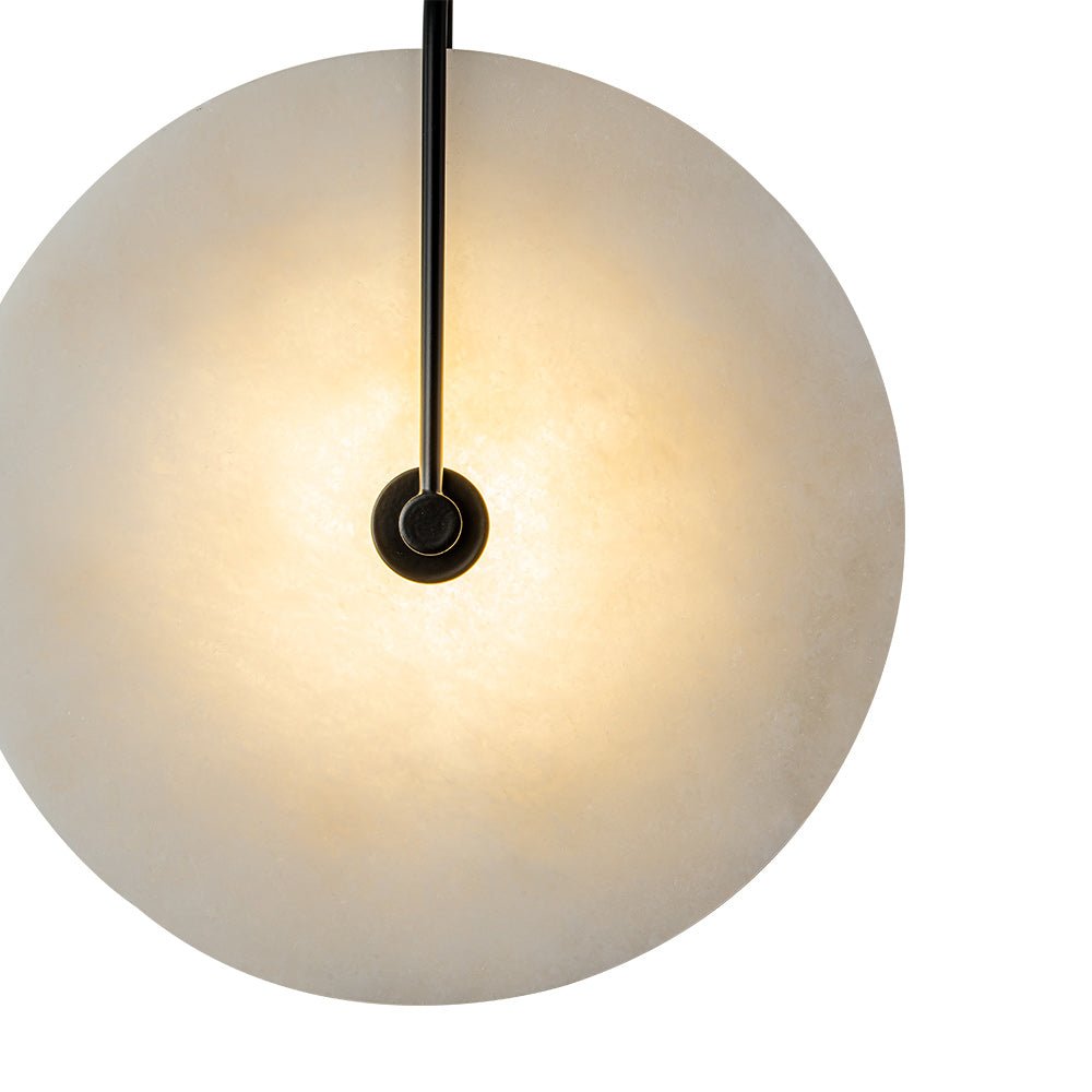 Wall Lamp Marble Shade LED 5W Black White Bedroom Hallway Accent Light Mid Century Lighting | Thomler