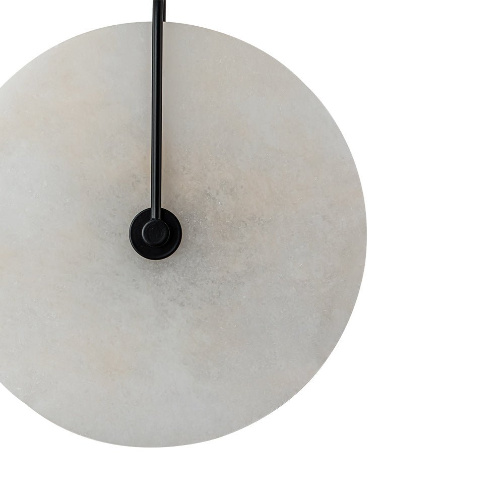 Wall Lamp Marble Shade LED 5W Black White Bedroom Hallway Accent Light Mid Century Lighting | Thomler