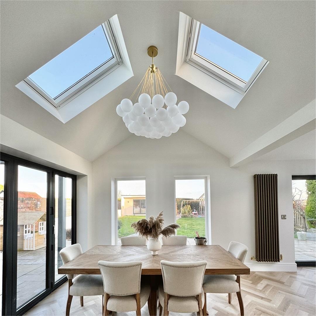Pendant Light Glass Cluster 80.0 cm Adjustable Dining Room Ceiling Chandelier Modern Bubble Ceiling Lamp | Thomler