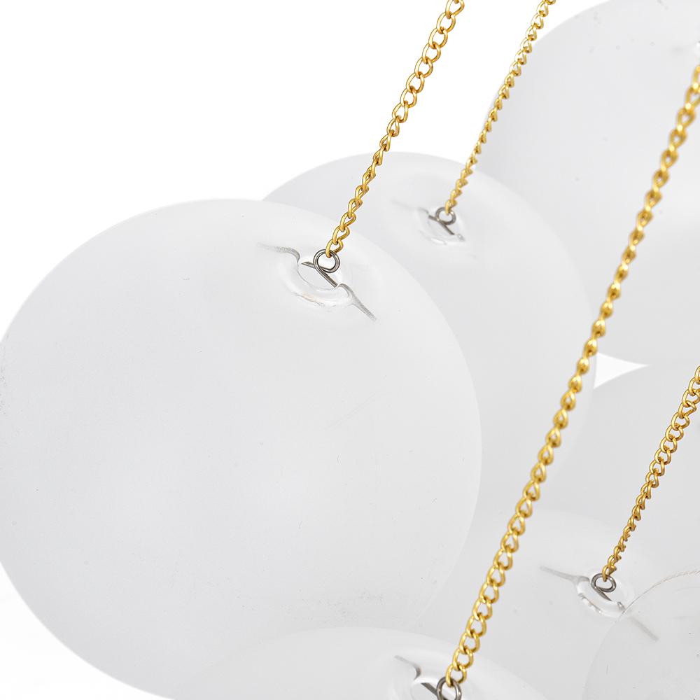 Pendant Light Glass Cluster 80.0 cm Adjustable Dining Room Ceiling Chandelier Modern Bubble Ceiling Lamp | Thomler