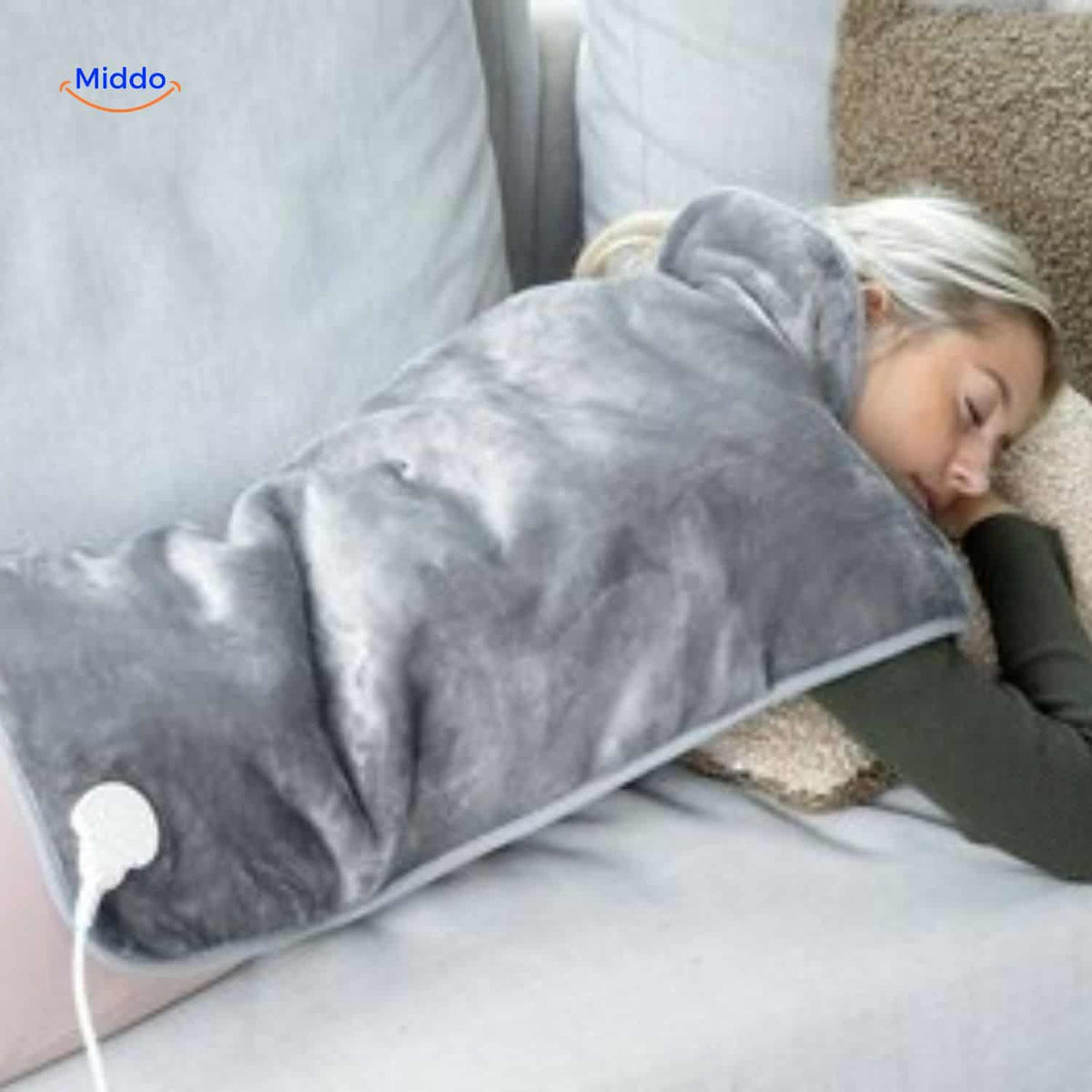 Electric Heated Neck & Shoulder Wrap with 9 Heat Settings and Auto Shutoff for Pain Relief | Thomler