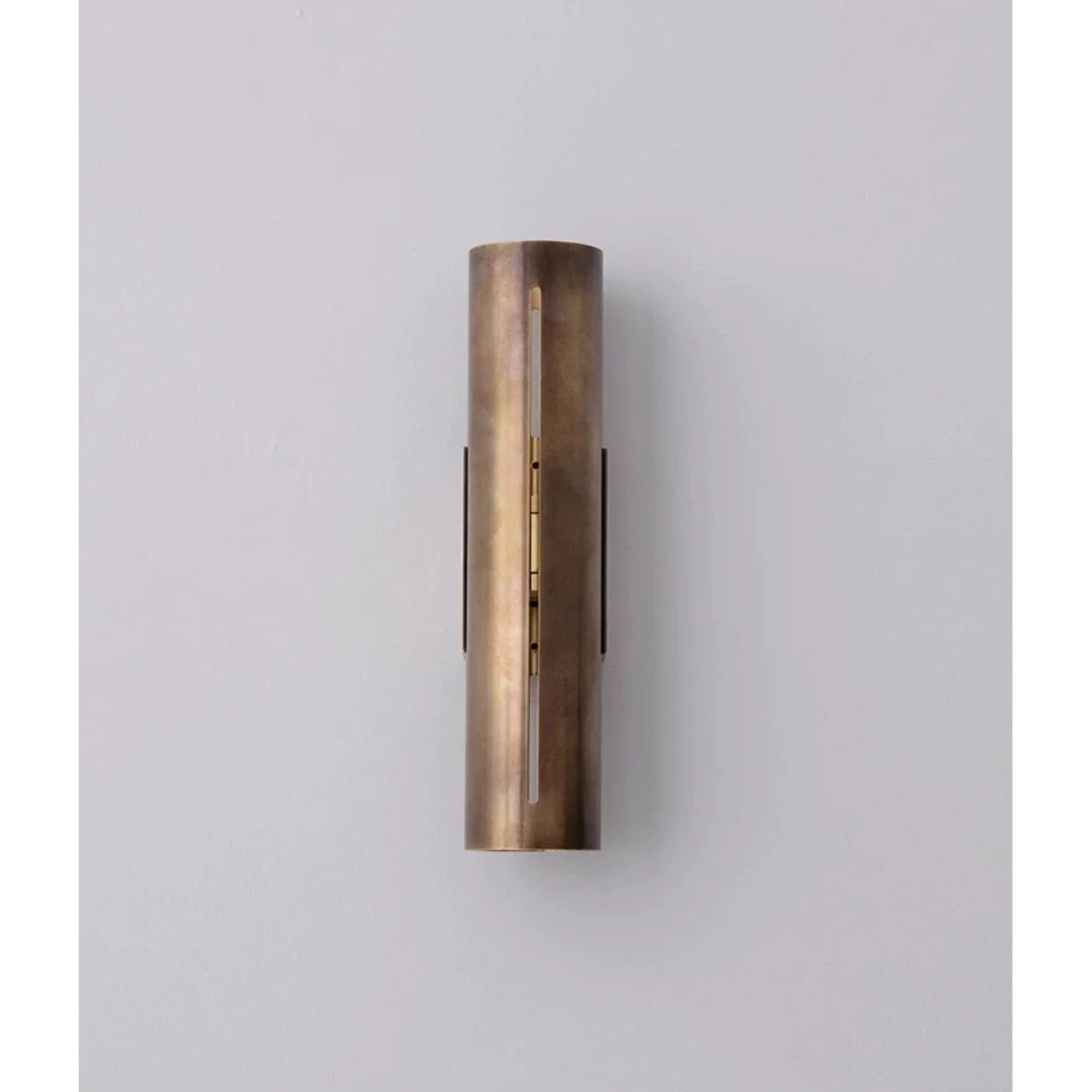 Wall Lamp Copper Cylinder 13.8 in Vertical Warm White Indoor Hallway Bedroom Contemporary Sconce Lighting Fixture | Thomler