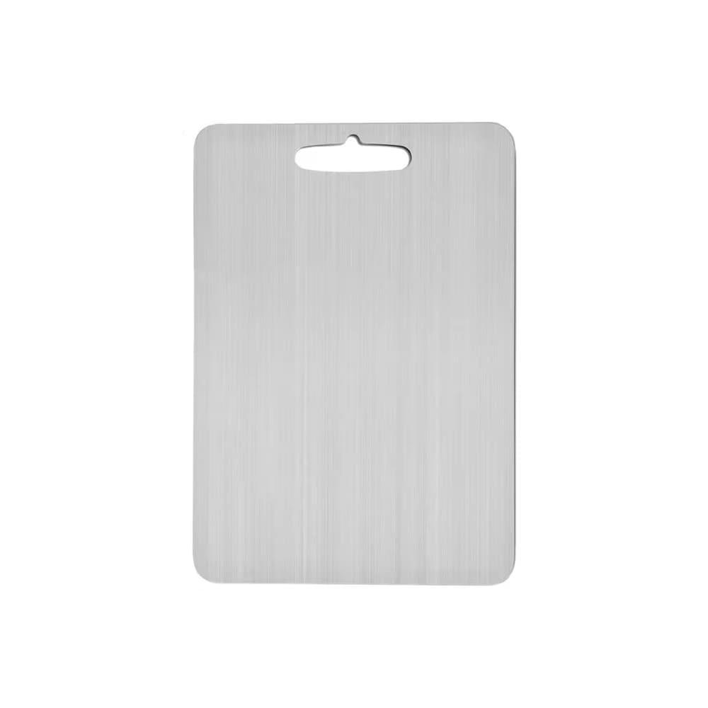 Metal Prep Surface with Antimicrobial Coating for Kitchen – Knife-Safe, Non-Porous & Stain-Proof Chopping Block | Thomler
