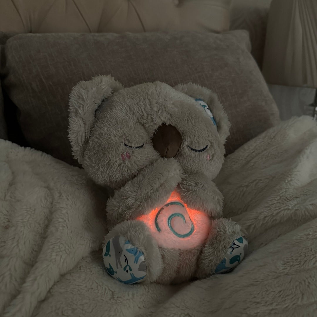 Breathing Koala Plush Sleep Aid with Light, Sound & Rhythmic Motion for Relaxation | Thomler